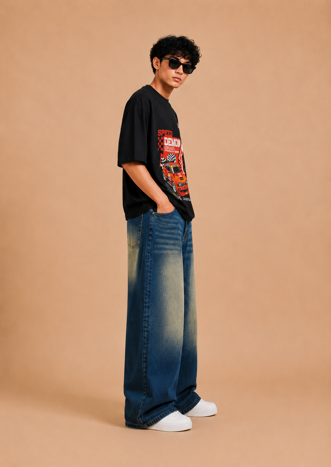 Vintage Rush™ Wide-Leg Baggy Jeans