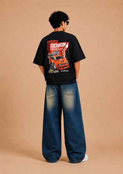 Vintage Rush™ Wide-Leg Baggy Jeans