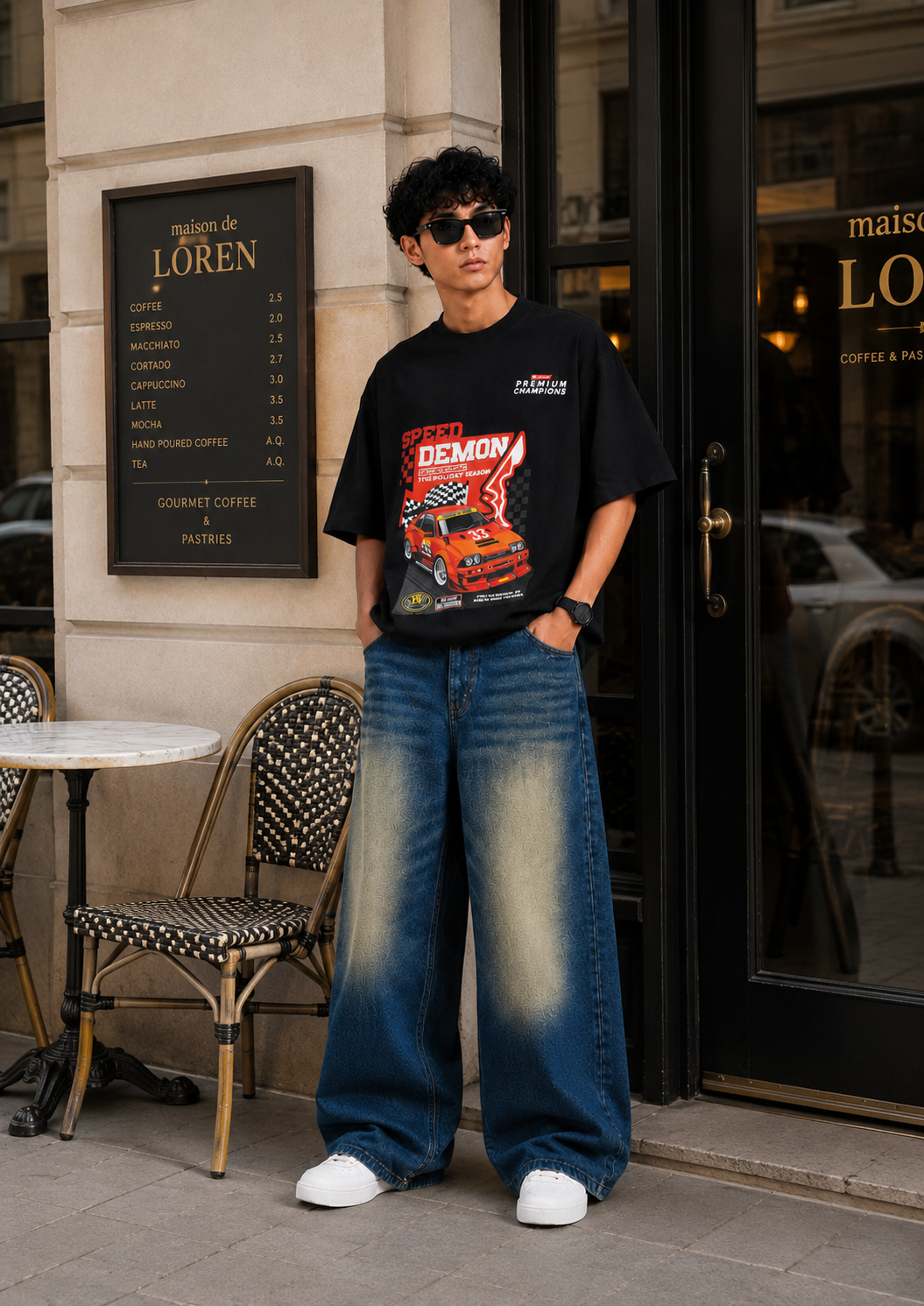 Vintage Rush™ Wide-Leg Baggy Jeans